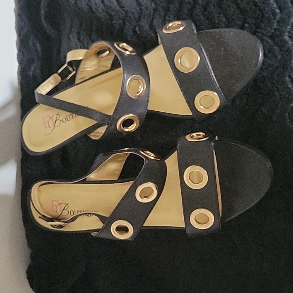 Especially Yours Black Sandals